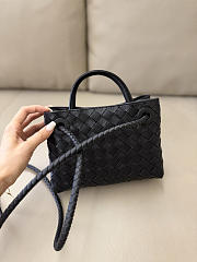 Bottega Veneta Mini Andiamo Black 20x9x15cm - 3