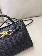 Bottega Veneta Mini Andiamo Black 20x9x15cm - 2