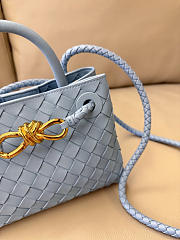 Bottega Veneta Mini Andiamo Blue 20x9x15cm - 3