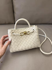 Bottega Veneta Mini Andiamo white 20x9x15cm - 1
