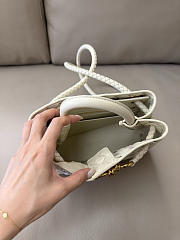 Bottega Veneta Mini Andiamo white 20x9x15cm - 5