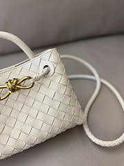 Bottega Veneta Mini Andiamo white 20x9x15cm - 2