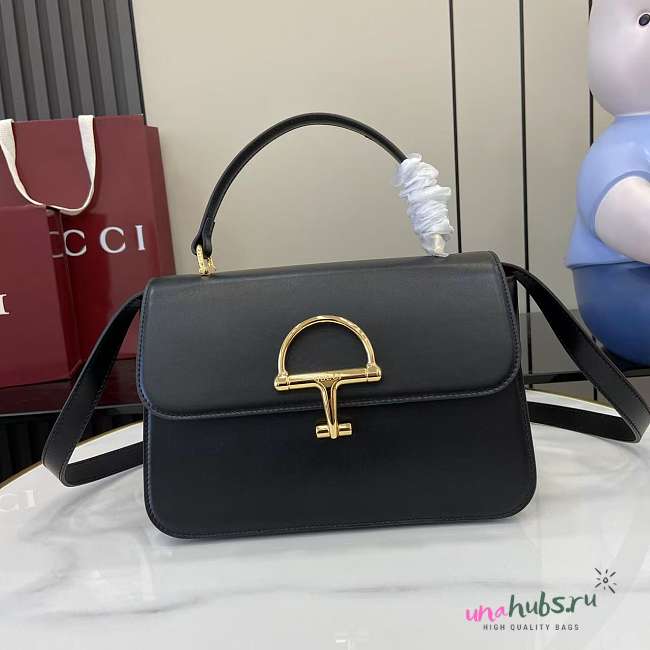 Gucci Siena medium top handle bag black 25.5x16x9cm - 1
