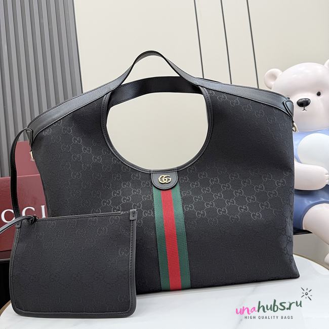 Gucci Giglio large tote bag black 60x47x16cm - Unahubs - 1