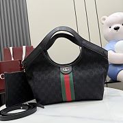Gucci Giglio Small Tote Bag black 25x20x15cm - Unahubs - 1