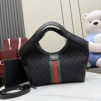 Gucci Giglio Small Tote Bag black 25x20x15cm - Unahubs