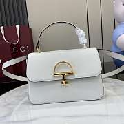 Gucci Siena medium top handle bag white 25.5x16x9cm - 1
