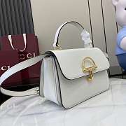 Gucci Siena medium top handle bag white 25.5x16x9cm - 3