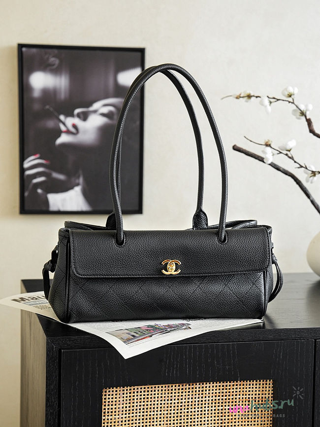 Chanel 26s Shopping bag black caviar 30.5x15x11.5cm - Unahubs - 1