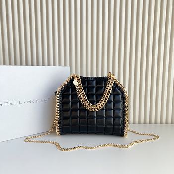 Stella Mccartney Falabella Leather Tote - Black 25x26x10cm