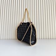 Stella Mccartney Falabella Leather Tote - Black 25x26x10cm - 4