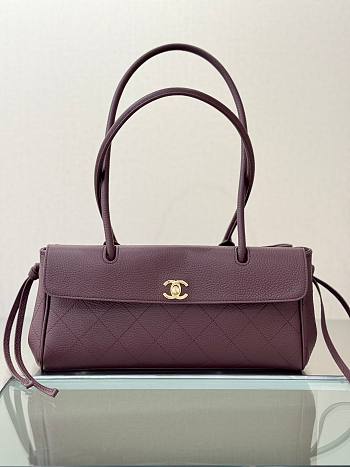 Chanel 26s Shopping bag burgundy caviar 30.5x15x11.5cm - Unahubs