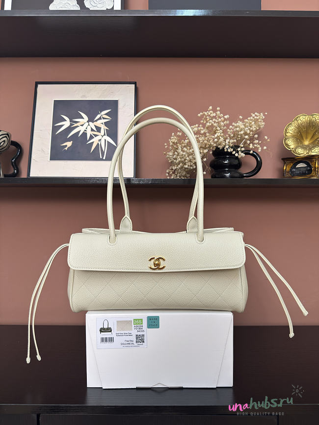 Chanel 26s Shopping bag white caviar 30.5x15x11.5cm - Unahubs - 1