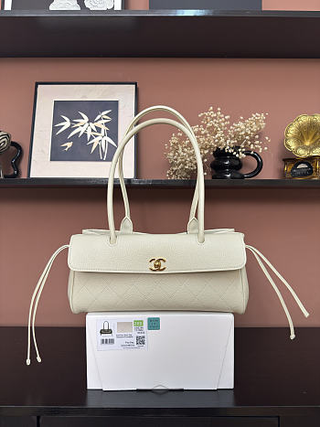Chanel 26s Shopping bag white caviar 30.5x15x11.5cm - Unahubs
