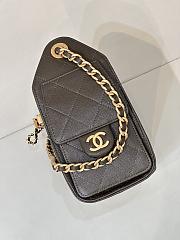 Chanel Mini 25 Handbag Caviar dark taupe 22x20x12.5cm - 4