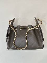 Chanel Mini 25 Handbag Caviar dark taupe 22x20x12.5cm - 3