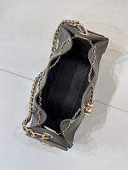 Chanel Mini 25 Handbag Caviar dark taupe 22x20x12.5cm - 2