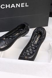 Chanel Ballet Flats Lambskin Black - 4