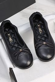 Chanel Ballet Flats Lambskin Black - 2