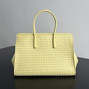Bottega Veneta Barbara leather tote yellow 37x27x24cm - Unahubs - 1