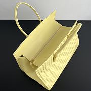 Bottega Veneta Barbara leather tote yellow 37x27x24cm - Unahubs - 3