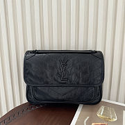 YSL Niki Bag Full Black 28cm - 1