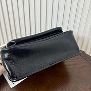 YSL Niki Bag Full Black 28cm - 2
