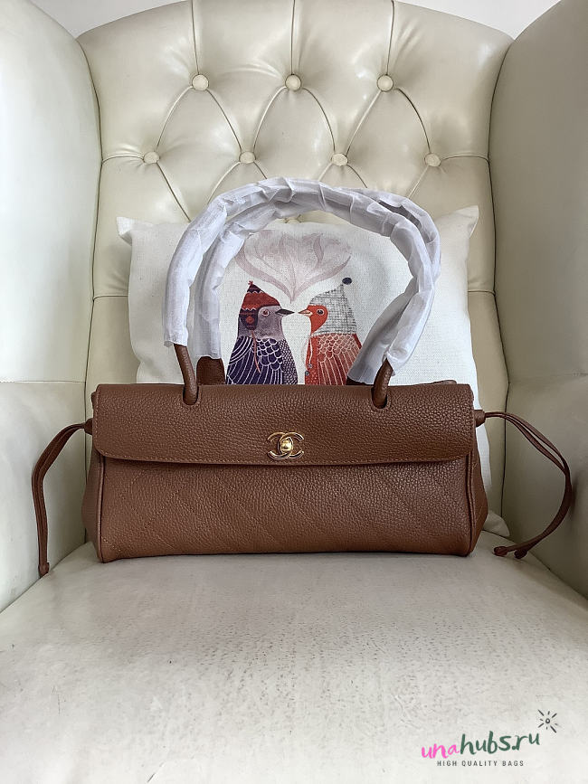 Chanel 26s Shopping bag brown caviar 30.5x15x11.5cm - Unahubs - 1