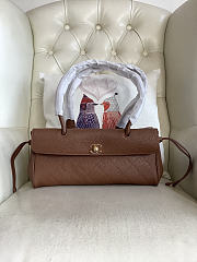 Chanel 26s Shopping bag brown caviar 30.5x15x11.5cm - Unahubs - 1