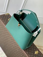 Louis Vuitton Capucines GM Souple Green 38x23x16cm - 4
