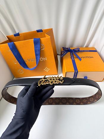 Louis Vuitton Script 30mm Belt 