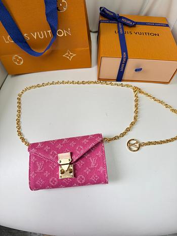 Louis Vuitton Pouch Metis Belt Pink 20cm