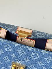 Louis Vuitton Pouch Metis Belt Denim Blue 20cm - 2