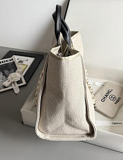 Chanel Shopping Tote Bag Canvas 38cm - 5
