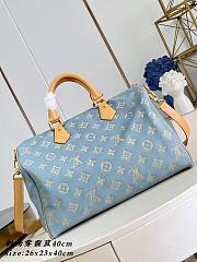 Louis Vuitton Speedy P9 40 Blue 40x26x23cm - 3