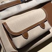 Hermes Birkin 35 Cargo Canvas Brown Silver - 4
