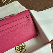 Hermes Kelly 31 Cut silver Pink Epsom 31x13x2.5cm - 4