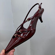 Miu Miu Patent Slingback Pumps 5cm - 4
