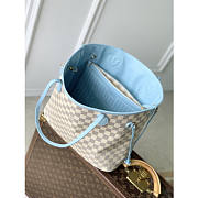 Louis Vuitton Neverfull Inside Out MM Blue Damier 47x28x14cm - 5