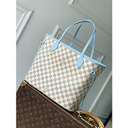 Louis Vuitton Neverfull Inside Out MM Blue Damier 47x28x14cm - 4