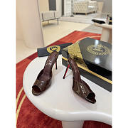 Christian Louboutin Me Dolly Mule Patent Leather In Brown - 2