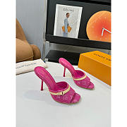 Louis Vuitton 6AM Mule In Fuchsia Denim - 1