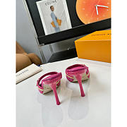 Louis Vuitton 6AM Mule In Fuchsia Denim - 3