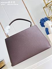 Louis Vuitton Capucines GM Souple Dark Brown 38x23x16cm - 3