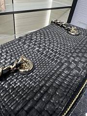 Chanel Vanity Case Raffia black 17x9.5x8cm  - Unahubs - 2
