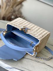 Louis Vuitton Capucines BB Raffia Blue denim 27x17.3x9cm - 2