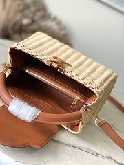 Louis Vuitton Capucines BB Raffia Brown 27x17.3x9cm - 4