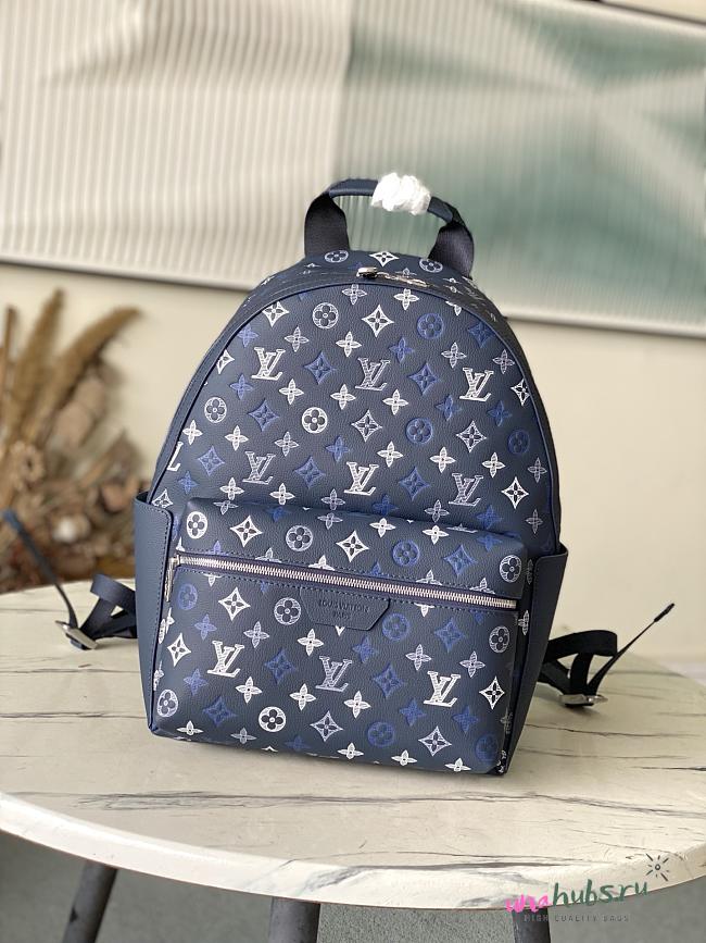 Louis Vuitton Discovery Backpack PM Navy Blue 40x30x20cm - 1