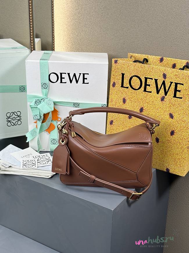 Loewe Puzzle bag Brown lambskin 24x16.5x10.5cm - 1