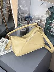 Loewe Puzzle bag Brown light yellow 24x16.5x10.5cm - 3